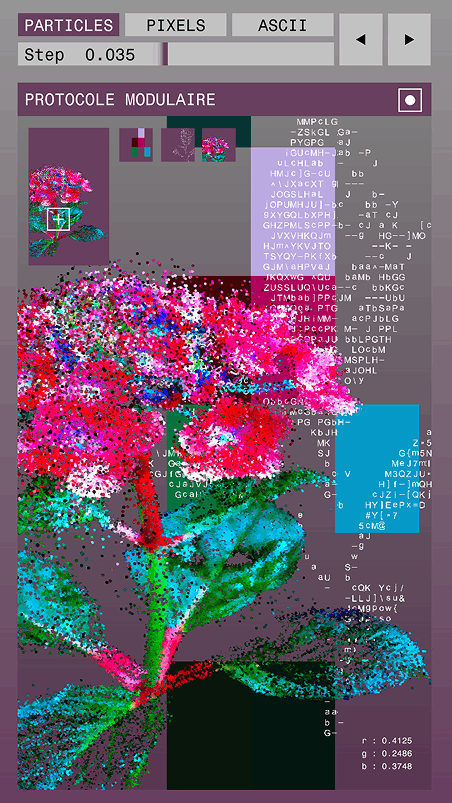 protocole botanique touchdsigner ui